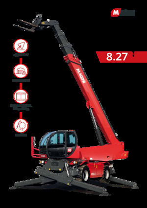 Încărcătoare telescopice cu structură superioară MAGNI RTH 8.27