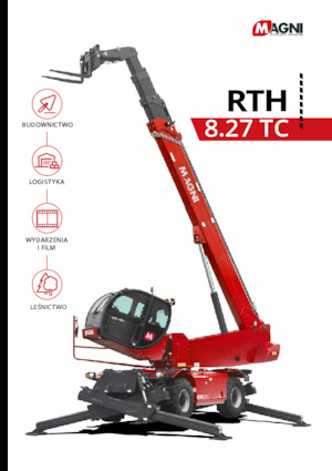 Încărcătoare telescopice cu structură superioară MAGNI RTH 8.27 TC