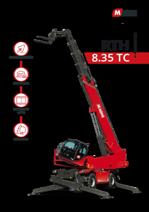 Încărcătoare telescopice cu structură superioară MAGNI RTH 8.35 TC