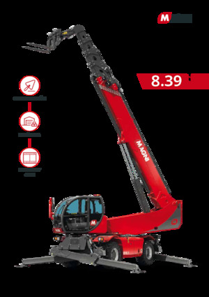 Încărcătoare telescopice cu structură superioară MAGNI RTH 8.39