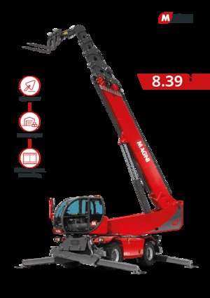 Încărcătoare telescopice cu structură superioară MAGNI RTH 8.39