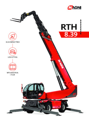 Încărcătoare telescopice cu structură superioară MAGNI RTH 8.39