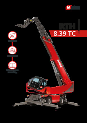 Încărcătoare telescopice cu structură superioară MAGNI RTH 8.39 TC