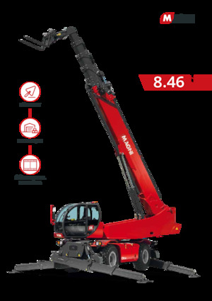 Încărcătoare telescopice cu structură superioară MAGNI RTH 8.46