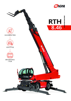Încărcătoare telescopice cu structură superioară MAGNI RTH 8.46
