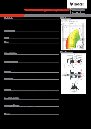 Încărcătoare telescopice cu structură superioară Bobcat TR50.180