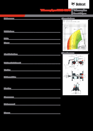 Încărcătoare telescopice cu structură superioară Bobcat TR50.180
