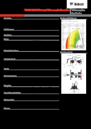 Încărcătoare telescopice cu structură superioară Bobcat TR50.180