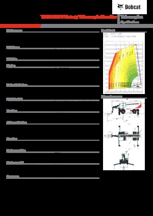 Încărcătoare telescopice cu structură superioară Bobcat TR60.390