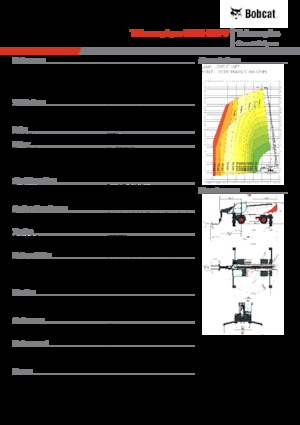 Încărcătoare telescopice cu structură superioară Bobcat TR60.390