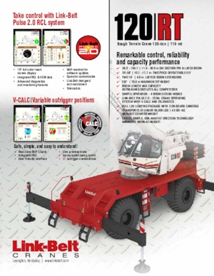 Macarale pentru teren accidentat Link-Belt 120 RT