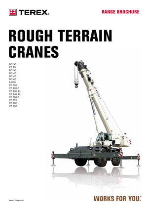 Macarale pentru teren accidentat Terex Bendini RC 45 (4x4x4)