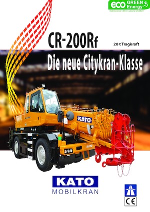 Macarale pentru teren accidentat Kato CR 200 Rf