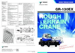Macarale pentru teren accidentat Tadano GR-130EX