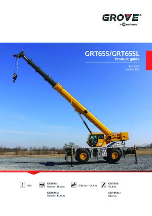 Macarale pentru teren accidentat Grove GRT655