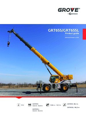 Macarale pentru teren accidentat Grove GRT655