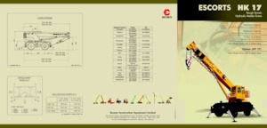 Macarale pentru teren accidentat Escorts HK 17