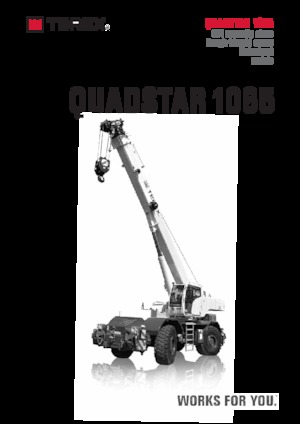 Macarale pentru teren accidentat TEREX CRANES Quadstar 1065