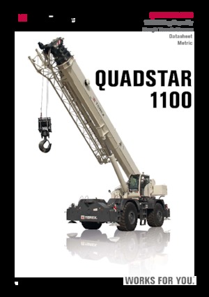 Macarale pentru teren accidentat TEREX CRANES Quadstar 1100