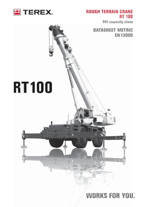 Macarale pentru teren accidentat TEREX CRANES RT 100