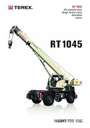 Macarale pentru teren accidentat TEREX CRANES RT 1045