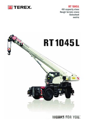 Macarale pentru teren accidentat TEREX CRANES RT 1045L
