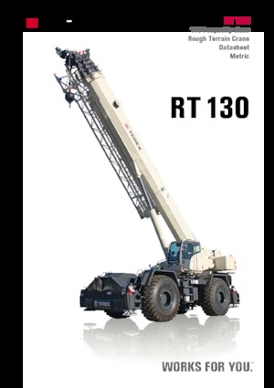 Macarale pentru teren accidentat TEREX CRANES RT 130