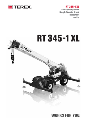 Macarale pentru teren accidentat Terex Bendini RT 345 XL