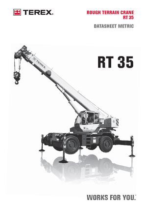 Macarale pentru teren accidentat Terex Bendini RT 35