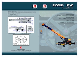Macarale pentru teren accidentat Escorts RT-40