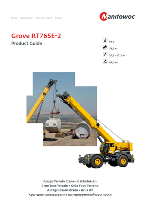 Macarale pentru teren accidentat Grove RT765E-2
