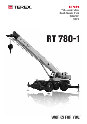 Macarale pentru teren accidentat Terex Bendini RT 780