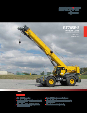 Macarale pentru teren accidentat Grove RT765E-2