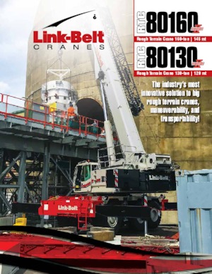 Macarale pentru teren accidentat Link-Belt RTC-80160 Series II