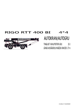 Macarale pentru teren accidentat RIGO RTT 400
