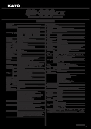 Macarale pentru teren accidentat Kato SR-300 LX