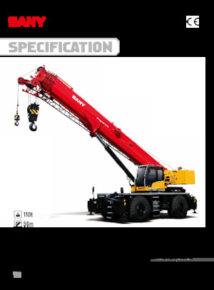 Macarale pentru teren accidentat Sany SRC1100T