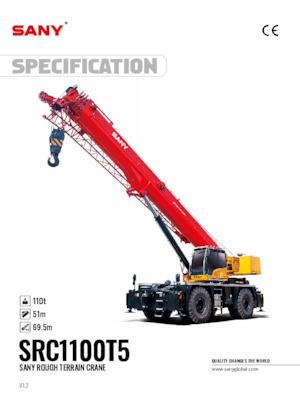 Macarale pentru teren accidentat Sany SRC1100T5