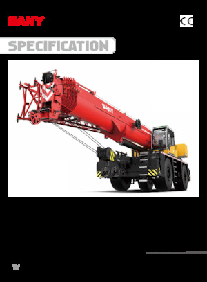 Macarale pentru teren accidentat Sany SRC1200T