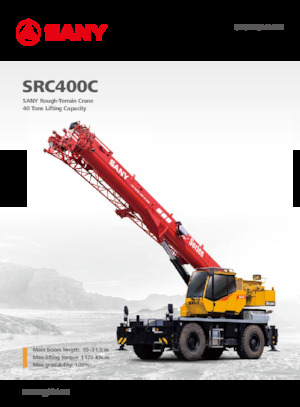 Macarale pentru teren accidentat Sany SRC400C