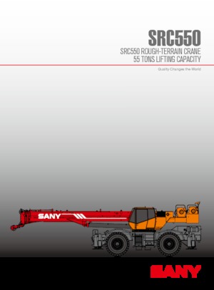 Macarale pentru teren accidentat Sany SRC550