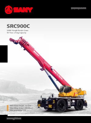 Macarale pentru teren accidentat Sany SRC900C