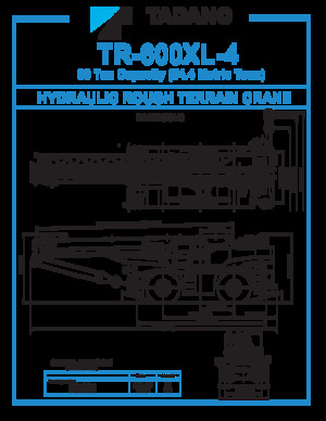Macarale pentru teren accidentat Tadano TR-600XL-4