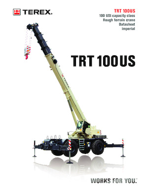 Macarale pentru teren accidentat TEREX CRANES TRT 100US