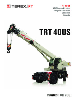 Macarale pentru teren accidentat TEREX CRANES TRT 40US
