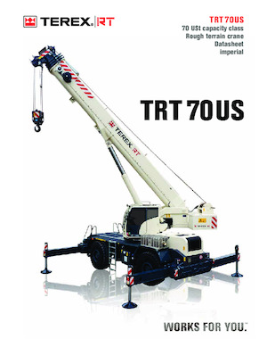 Macarale pentru teren accidentat TEREX CRANES TRT 70US