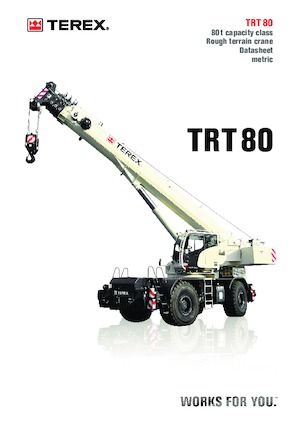 Macarale pentru teren accidentat TEREX CRANES TRT 80