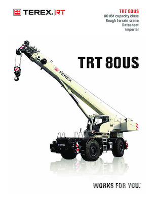 Macarale pentru teren accidentat TEREX CRANES TRT 80US
