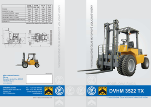 Încărcătoare cu furcă pentru teren accidentat Desta DVHM 3522 TX