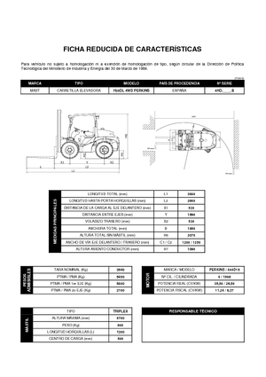 Încărcătoare cu furcă pentru teren accidentat Mast Explorer H 20 DL